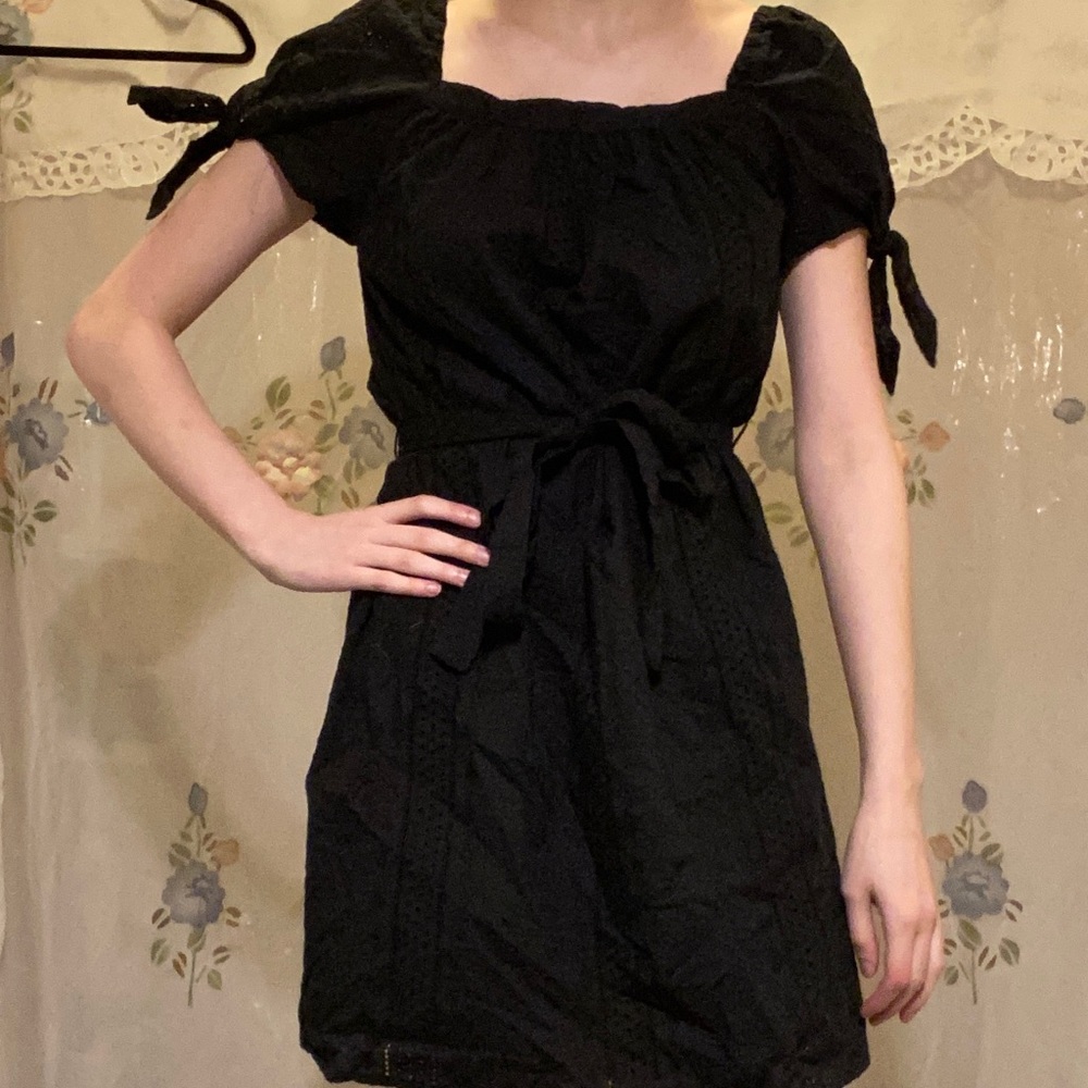 Black summer dress